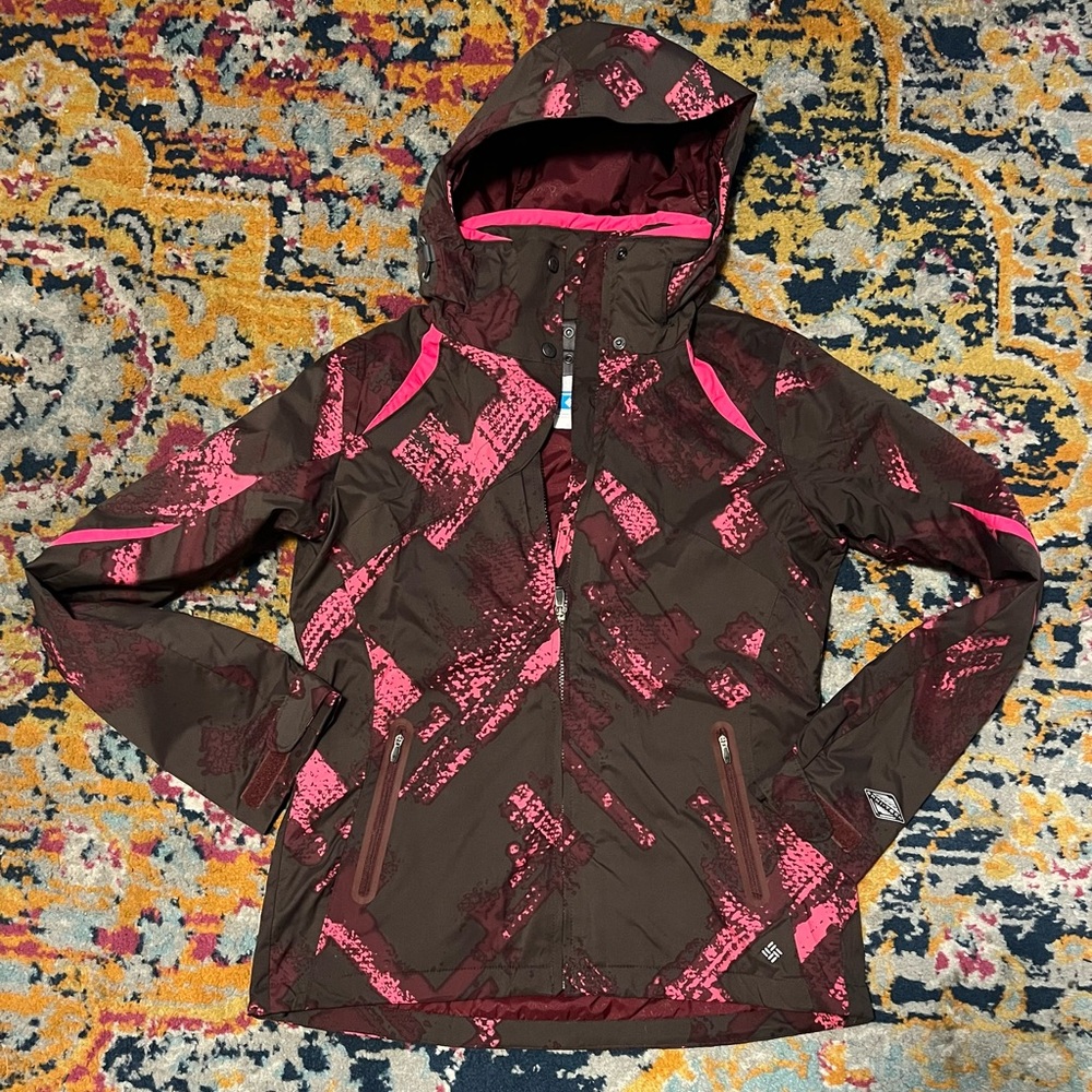 Columbia Omni-Tech Bugaboo Hooded Snowboard/Ski Jacket/Shell
